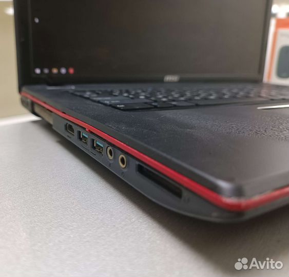 Мощный full HD 17.3 ноутбук MSI i7/6gb/SSD
