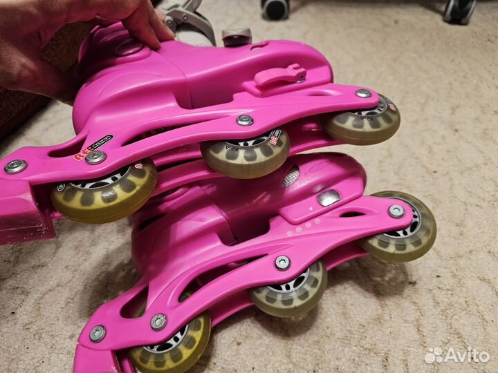 Роликовые коньки детские раздвижные