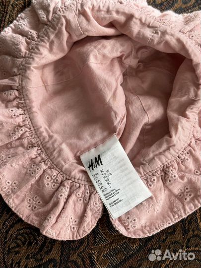 Панама для девочки муслиновая 6 мес