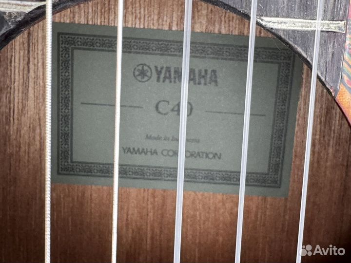 Гитара классическая yamaha c40