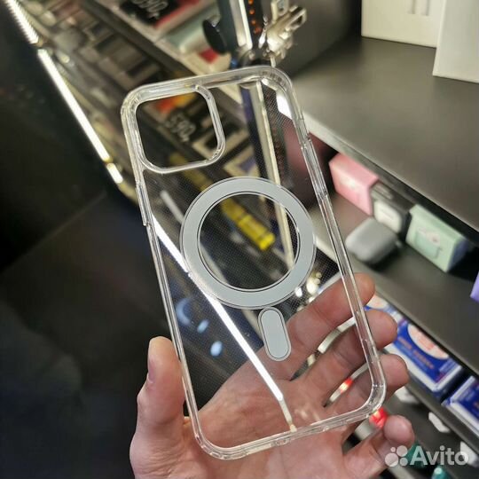 Чехол Apple iPhone Clear Case MagSafe