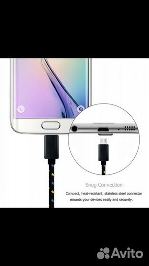 Кабель micro usb samsung, huawei, xiaomi, android