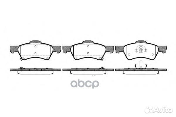 810 02 колодки дисковые п Chrysler Voyager 2.4
