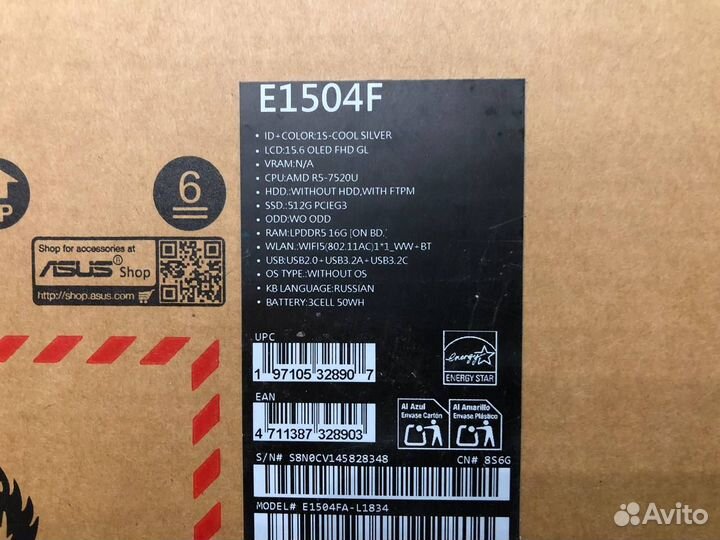 Asus VivoBook 15 oled 90NB0ZR1-M01CC0 Новый