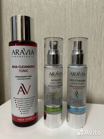 Тоник для лица Aravia и 2 крема