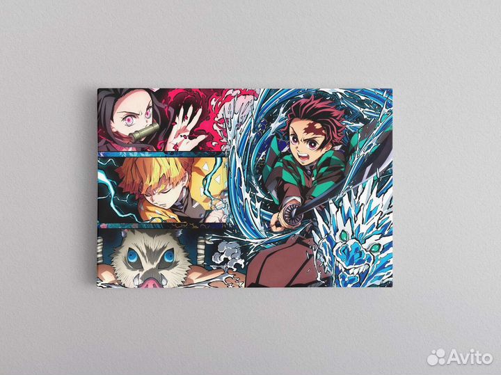 Интерьерные постеры на холсте Аниме