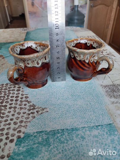 Чашки кофейные ручной работы (за обе)