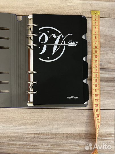 Ежедневник с кольцами искуственная кожа