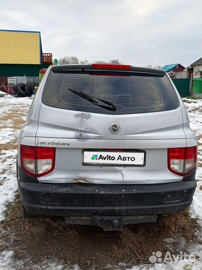 SsangYong Kyron 2.7 AT, 2005, битый, 200 000 км