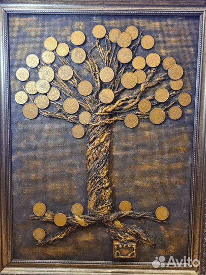 Денежное дерево картина