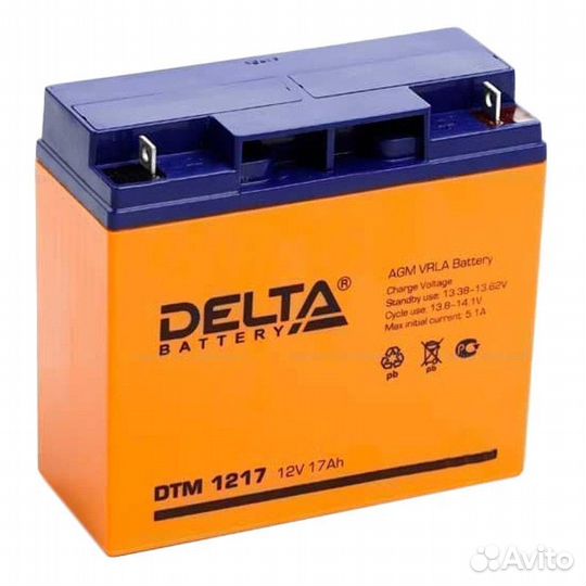Аккумулятор delta DT1217
