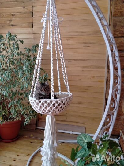 Лежанка гамак для кошек или собачек