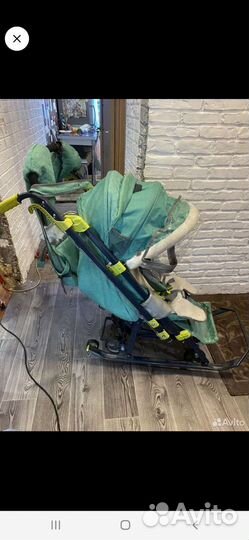 Коляска санки