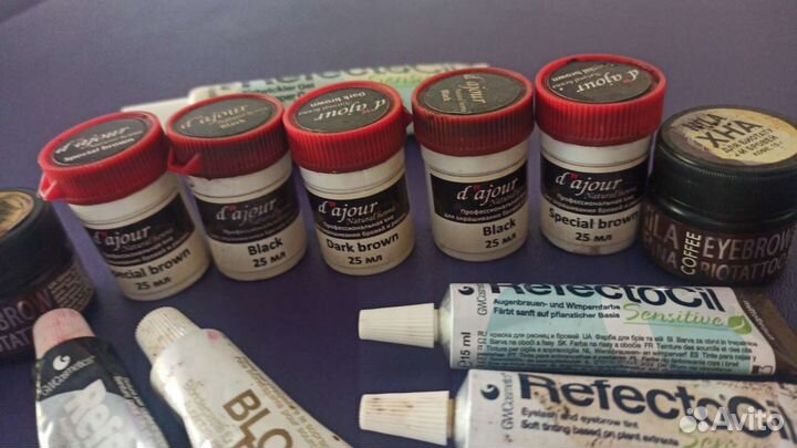 Набор бровиста хна краска для бровей