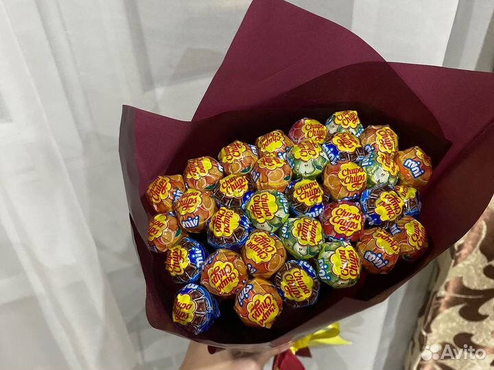 Букет из чупа чупсов