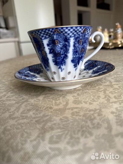 Чайная пара лфз кобальт