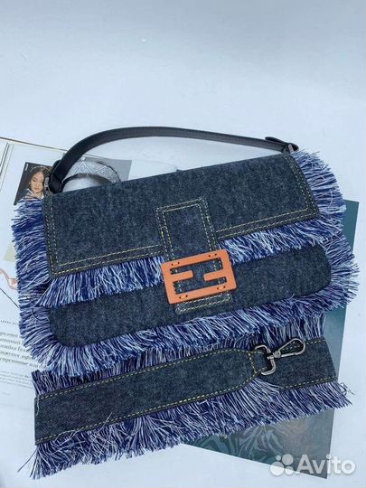 Новая женская сумка клатч Fendi Baguette