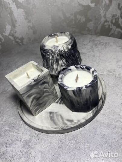 Ароматическая свеча ручной работы