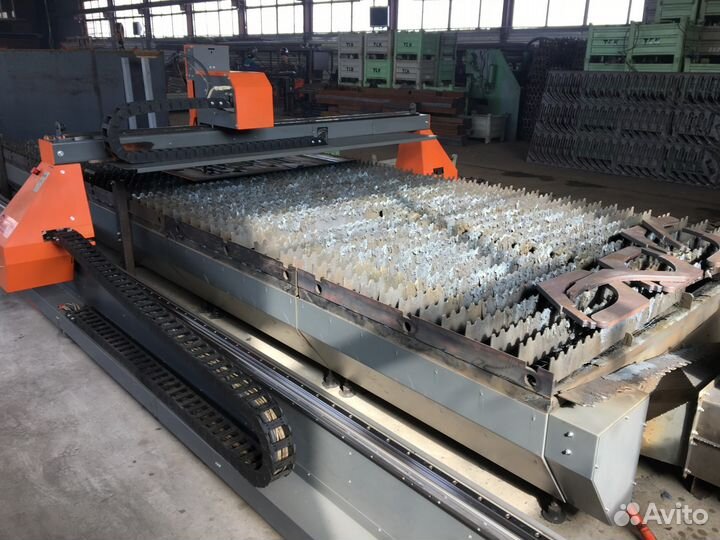 Плазменная резка листового металла на станке с чпу