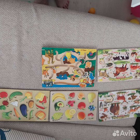 Развивающие игрушки от 1 года пакетом