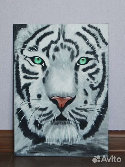 Декоративные картины/Анималистика Белый тигр