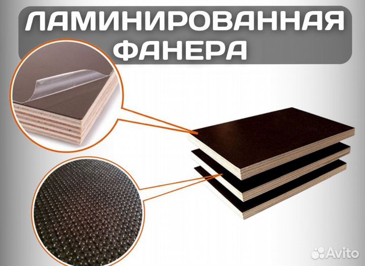 Фанеры ламинированная