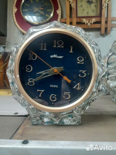 Хрустальные часы маяк СССР