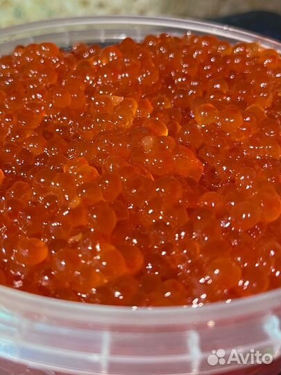 Красная икра кета