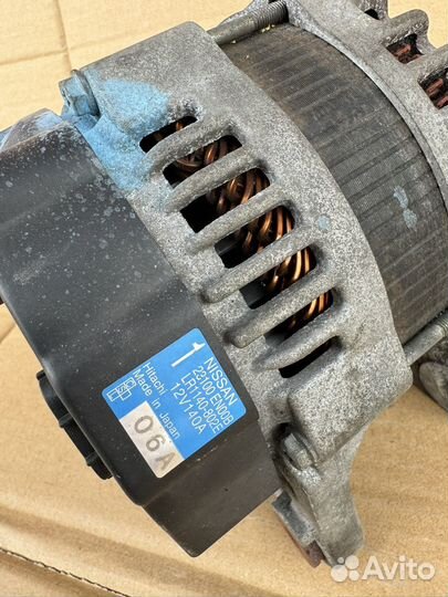 Генератор 140a nissan qashqai x-trail serena