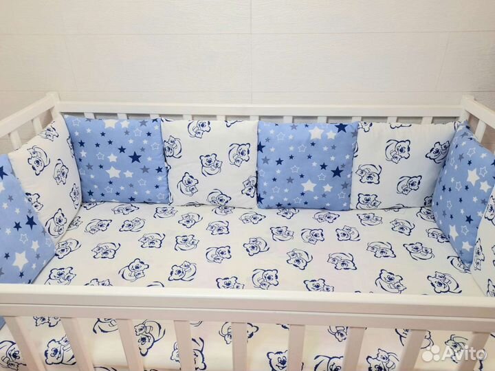 Бортики в детскую кроватку