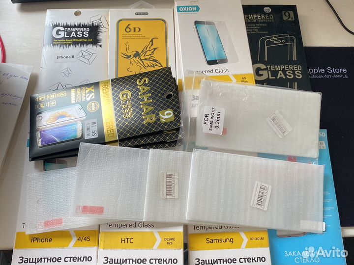 Защитные стекла iPhone, xiaomi, htc, samsung