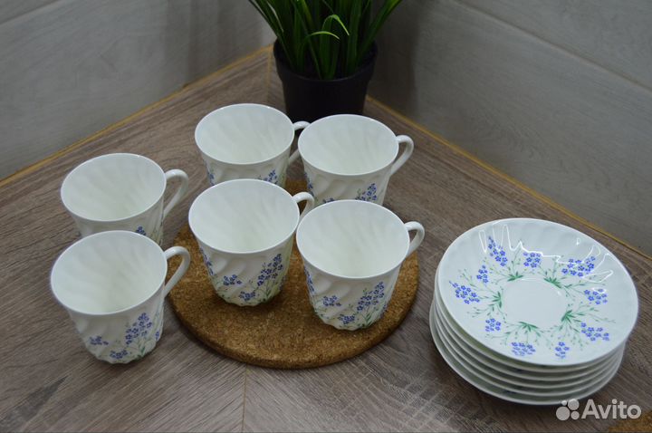 Кофейная пара лфз костяной фарфор