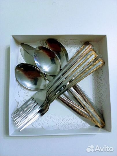 Кухонный набор ложки, вилки, ножи (12 предметов)