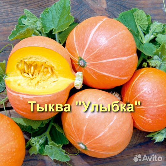 Тыква Амазонка + Конфетка + Улыбка - по 10 семян