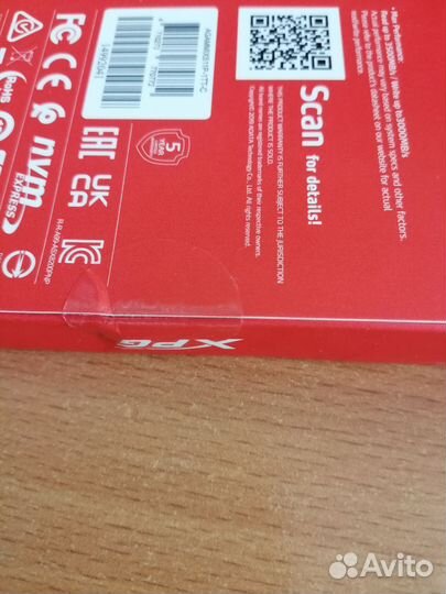 Новый SSD M.2 adata XPG gammix S11 Pro 1 Tb