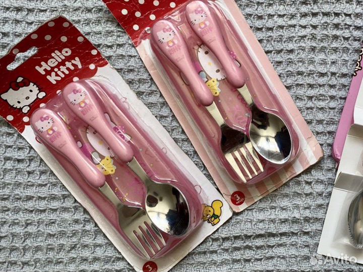 Детские столовые приборы набор посуды детский