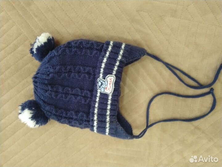 Шапочка демисезонная для новорожденного