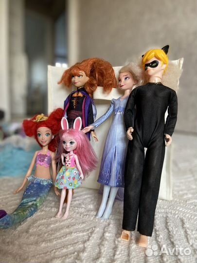 Куклы леди баг барби эльза анна холодное сердце