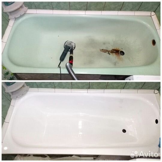 Реставрация ванн, обновление эмали