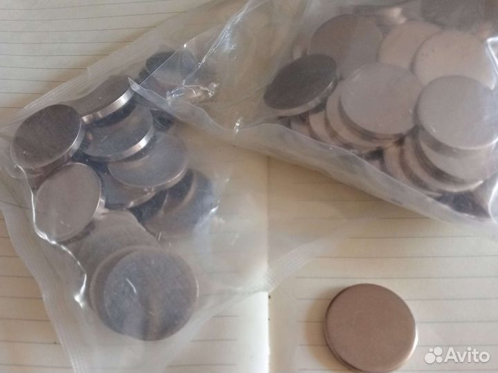 Жетоны для гравировки чеканки металлические набор