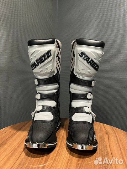 Мотоботы starezzi roma grey\black