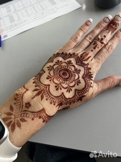 Мехенди временное тату