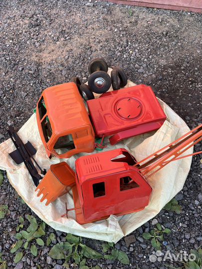 Игрушка СССР экскаватор сим