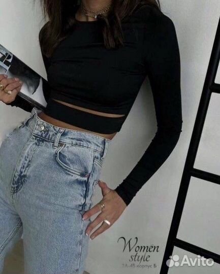 Кроп топ XS, S новый