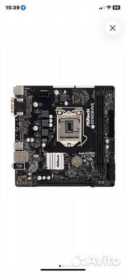 Материнская плата asrock H310CM-DVS
