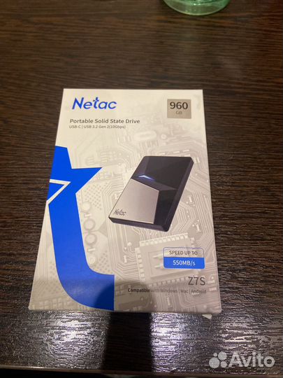 Внешний SSD диск Netac 960GB Z7S