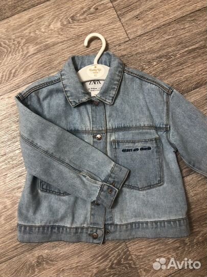 Джинсовая куртка zara для девочки