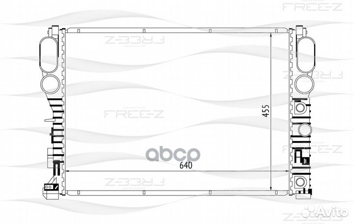 Радиатор KK0155 free-Z