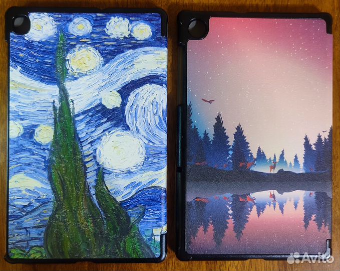 Чехлы+плёнки на планшеты Samsung S8; Lenovo M10