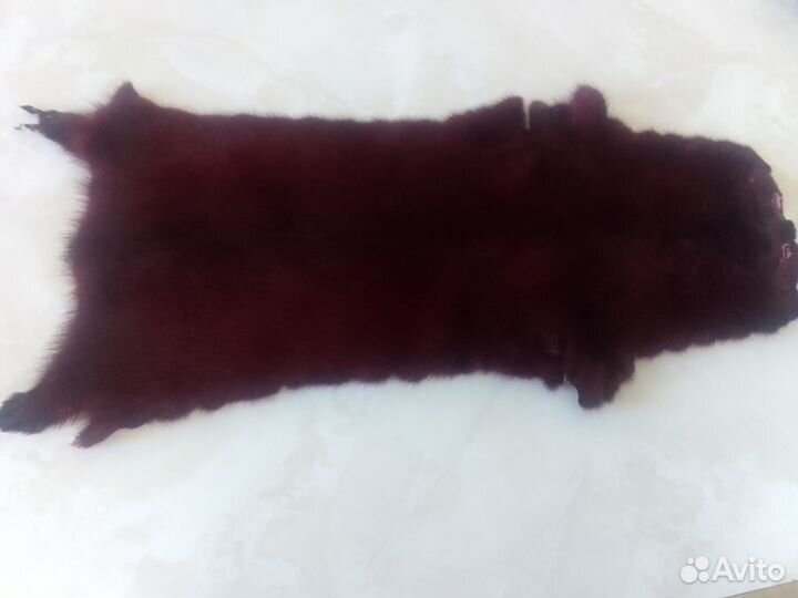 Шкурка норки (бордо)